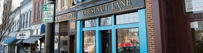 Chestnut Lane Antiques storefront located in Main Street, Danville, Virginia. 